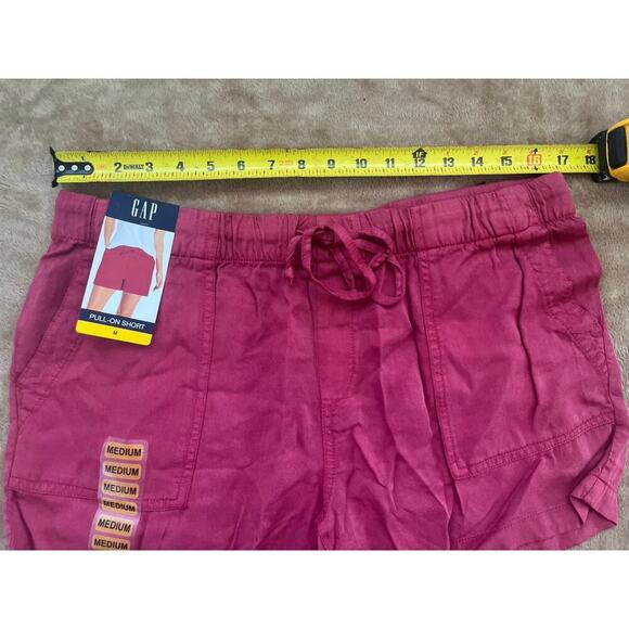 GAP Red Bud Pull On Shorts Women’s Size Medium‎ NWT - Picture 4 of 6